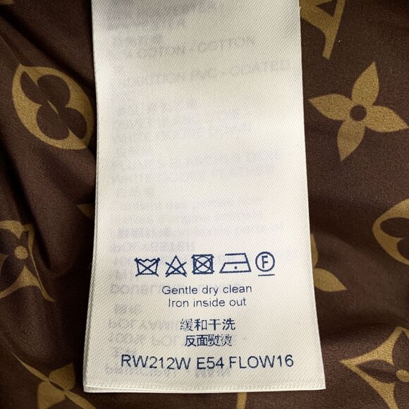 Louis Vuitton Green Puffer Jacket With Monogram Lining & Hood - Picture 7 of 8